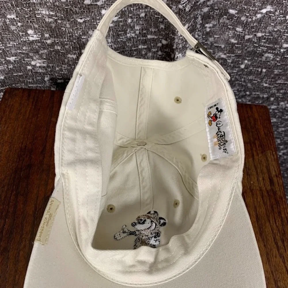 Vintage Walt Disney World Animal Kingdom Safari Mickey Mouse Baseball Cap Hat